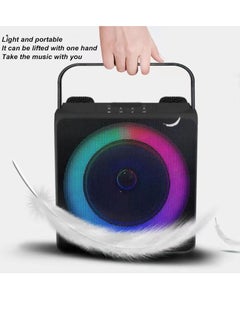 SDRD SD508 Home Karaoke Portable Bluetooth Speaker Dual Wireless Microphone Live TV FM Radio TF Card USB Subwoofer Music Center Audio  - Image 5
