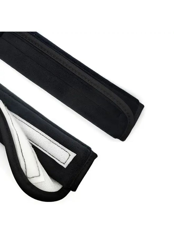 Black Seat Belt Pillow Pad For Long Distance Driving Comfort Universal Car Accessory - Image 4