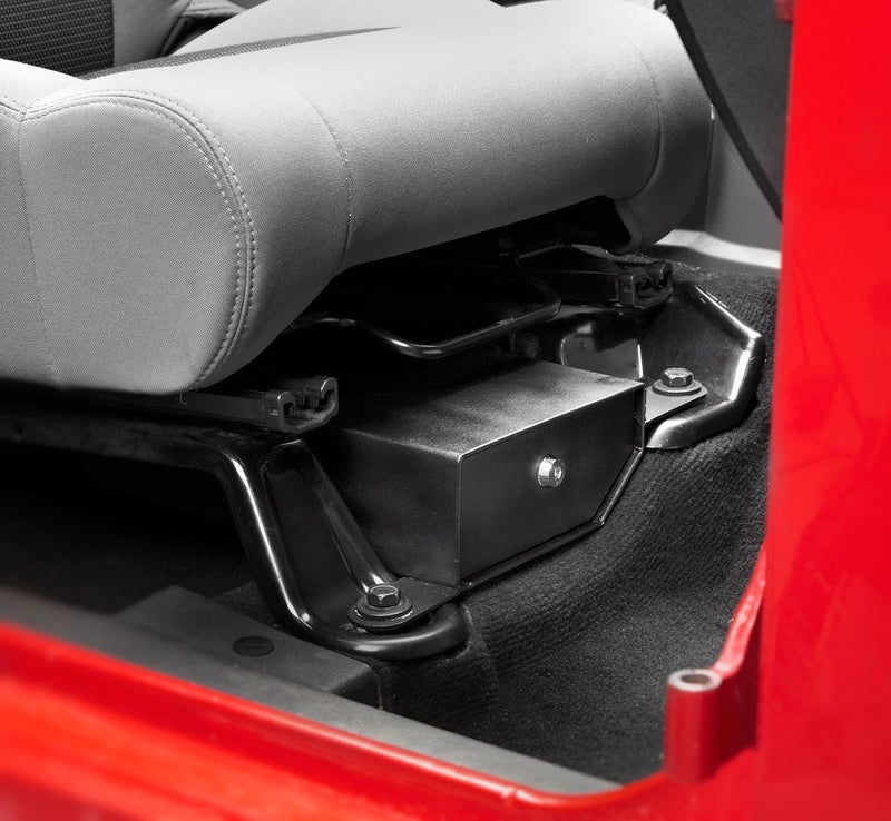 Bestop 4264201 Underseat Storage Lockbox - Passenger Side for 2007-2010 Wrangler JK 2-door & 2007-2018 Wrangler JK 4-door - Image 2