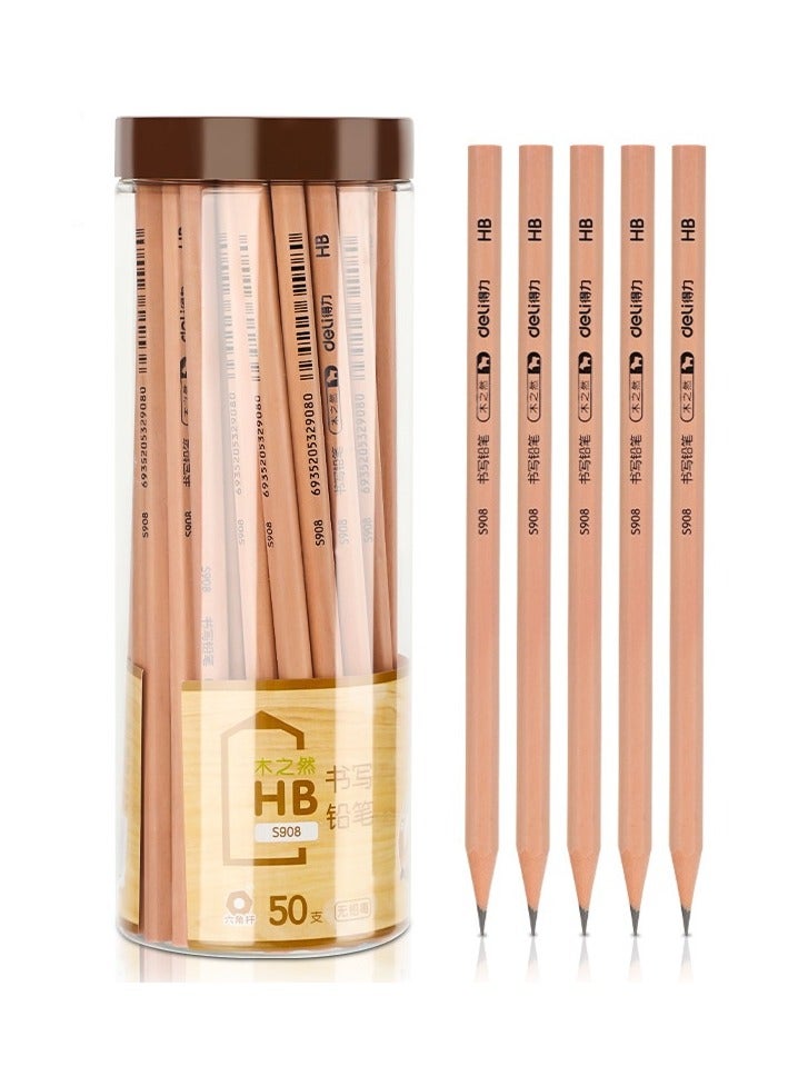 Generic HB Hexagonal Pencil, Student Anti Slip 50 Pieces/Box - Image 1