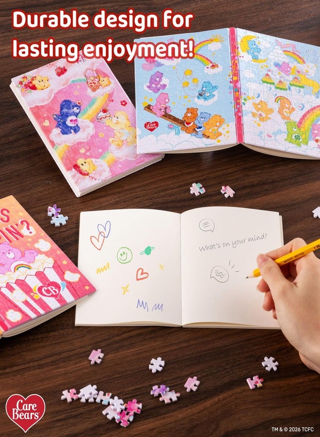 PieceRelax دفتر ألغاز Care Bears™ من PieceRelax بحجم A6، 233 قطعة بلاستيكية للبالغين - Bearadise - ألغاز الصور المقطوعة، هدية فريدة، يتضمن غلاف كتاب ودفتر ملاحظات [YB1050] - Image 4