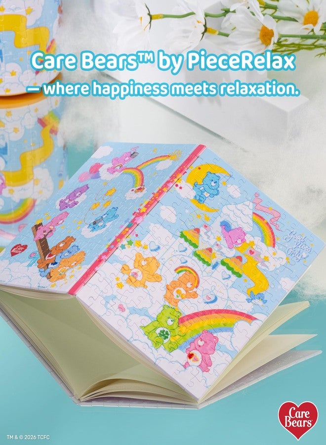 PieceRelax دفتر ألغاز Care Bears™ من PieceRelax بحجم A6، 233 قطعة بلاستيكية للبالغين - Bearadise - ألغاز الصور المقطوعة، هدية فريدة، يتضمن غلاف كتاب ودفتر ملاحظات [YB1050] - Image 2