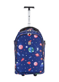 Wires 3 Piece Kids School Trolley Bag laptop compartment 2 Wheels With Lunch bag & Pencil Case  - Image 5