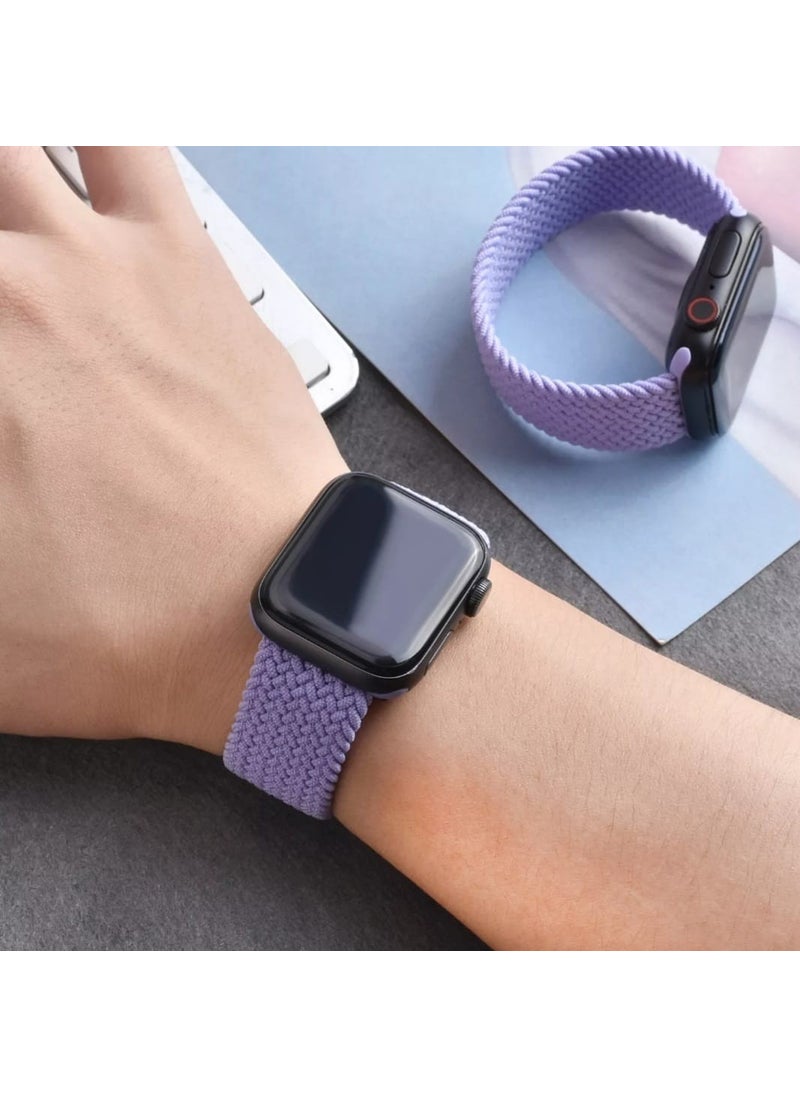 Cool Cold - Apple Watch Compatible 42/44/45/49 mm Series 6 7 8 Se Compatible Flexible Braided Band - Image 1