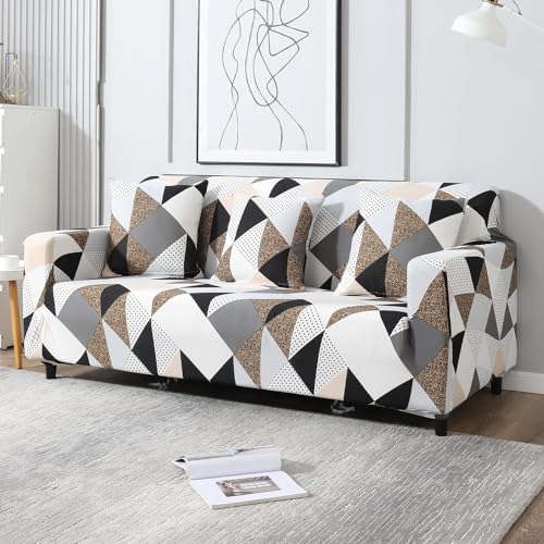 HOKIPO Elastic Stretchable Triple Seater Sofa Cover (NEW-AR-4095-D9) - Image 2