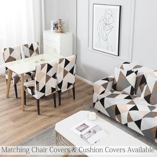 HOKIPO Elastic Stretchable Triple Seater Sofa Cover (NEW-AR-4095-D9) - Image 5