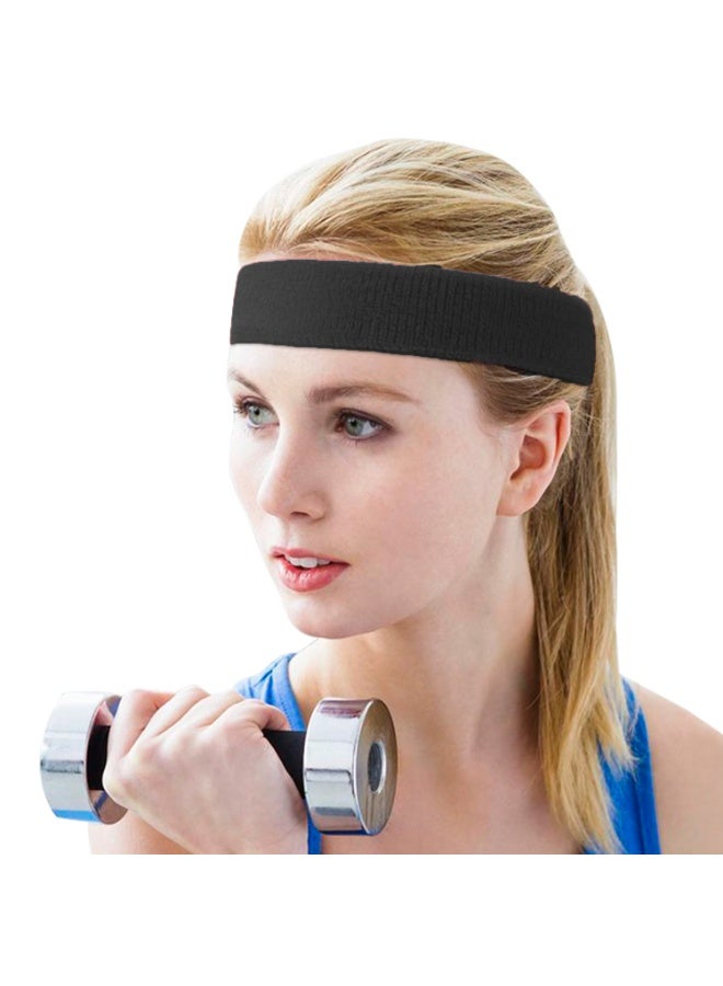 3PCS Men Women Sweatband Headband for Yoga Basketball Gym Sport Working out Stretchy Head Hair Band - Image 2