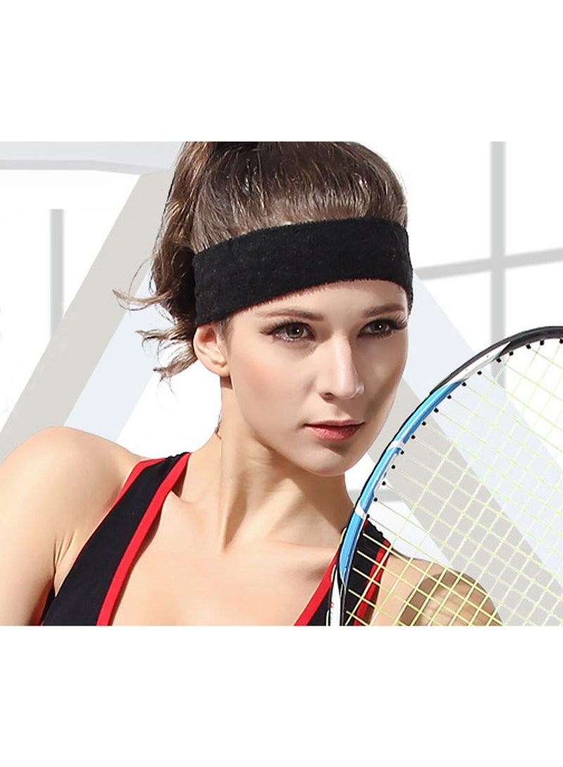 3PCS Men Women Sweatband Headband for Yoga Basketball Gym Sport Working out Stretchy Head Hair Band - Image 5