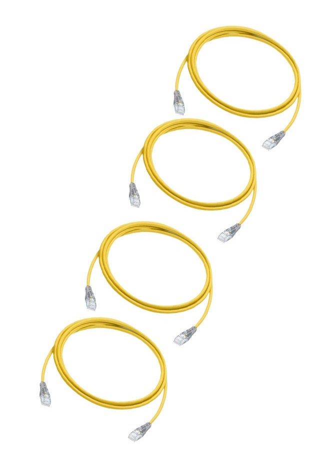 Taimi RJ45 CAT6 Ethernet LAN Network Cable 3m-(4pieces)  - Image 1