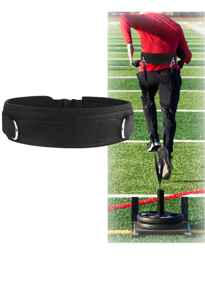 Generic Padded Gym Pulley Strap, Waist Belt Neoprene, Rings for Cable Machines Fitness Exercise Speed Agility Resistance Training  - Image 1