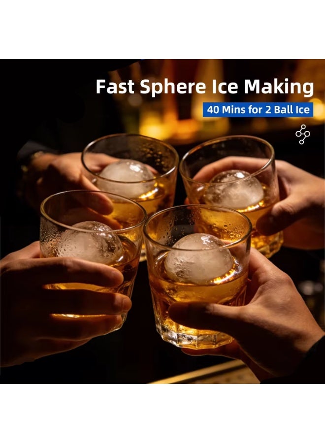 50mm Spherical Ice Maker Electric Ice Ball Maker Machine Ice Cube Whisky Drinking Bar Ice Making Machine - Image 5