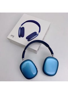 Explosions P9 Bluetooth Headset Headset Mobile Phone Subwoofer Wireless Sports Game Universal Wireless Headset-Color:Blue