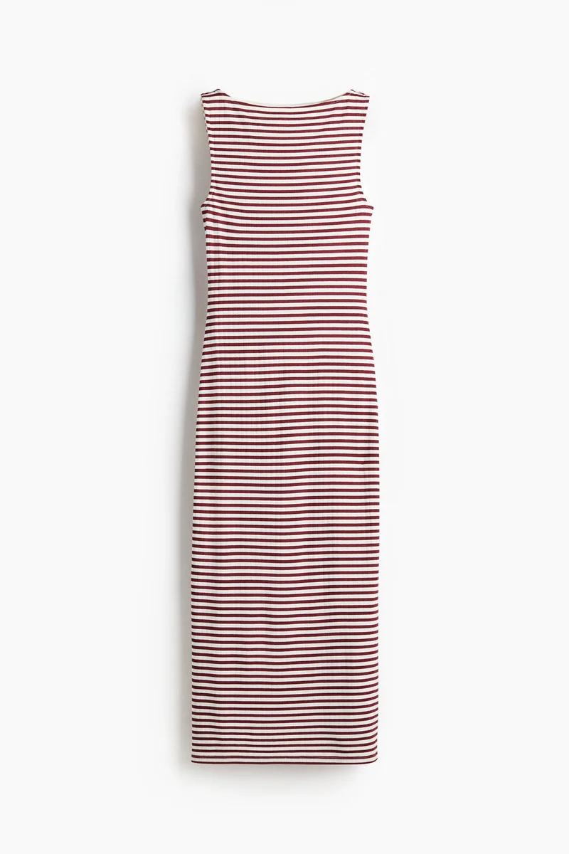 H&M Ribbed jersey midi dress