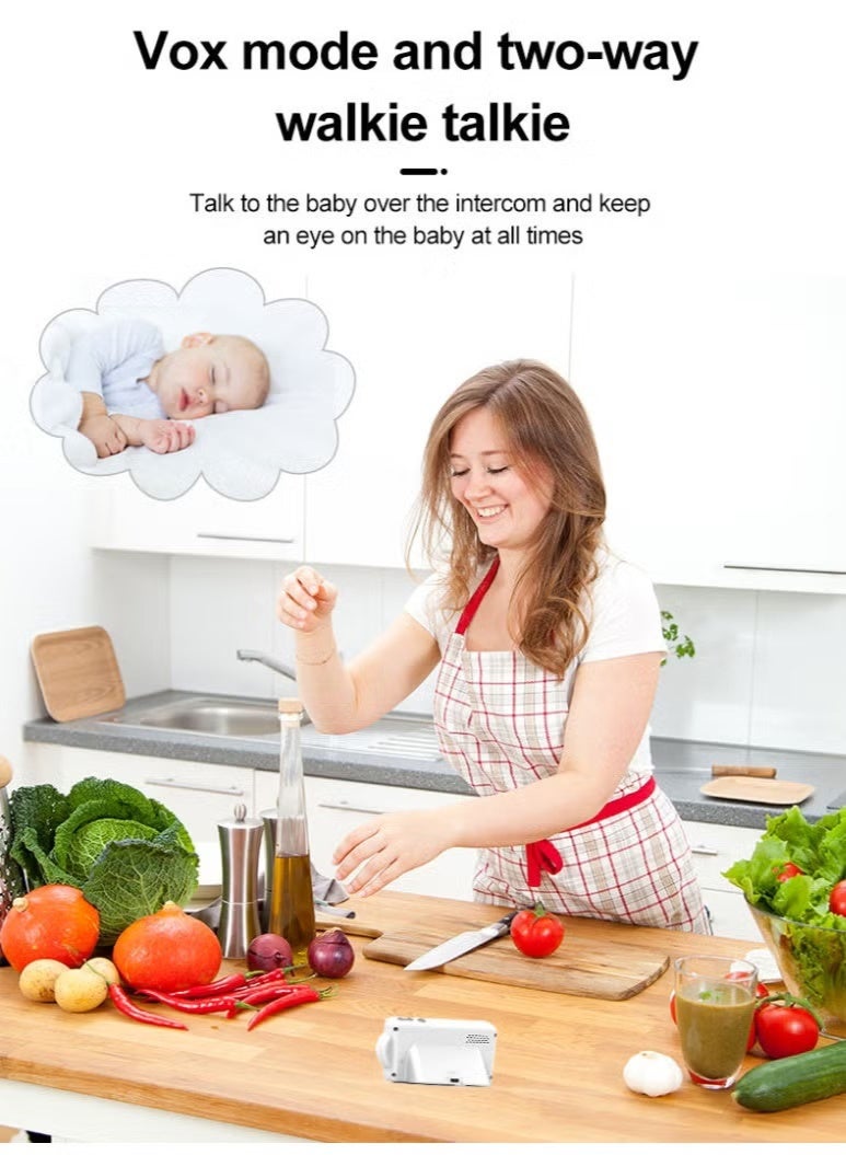 SUNEX 2.8-Inch Display Baby Monitor with Camera, Audio, Night Vision & Two-Way Talk - Image 4