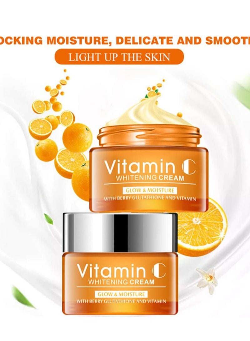 ديسار كريم تفتيح بحمض الهيالورونيك وفيتامين سي للعناية بالوجه من ديسار بيوتي، 50 مل - Image 2