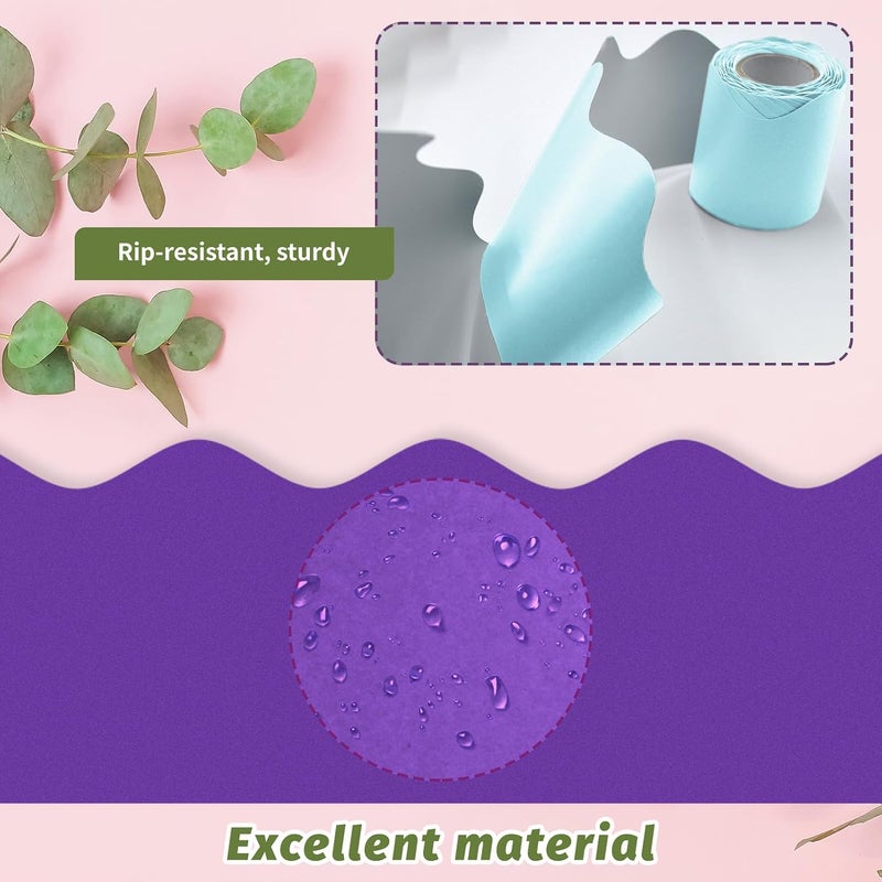 DASTTUIS 8 Rolls 262.4 Ft Bright Bulletin Board Borders Set - Decorations for Office, School Classroom Decor, Teachers & Home DIY - Posters & Birthday Parties - Board Trim （Vivacity Color） - Image 4