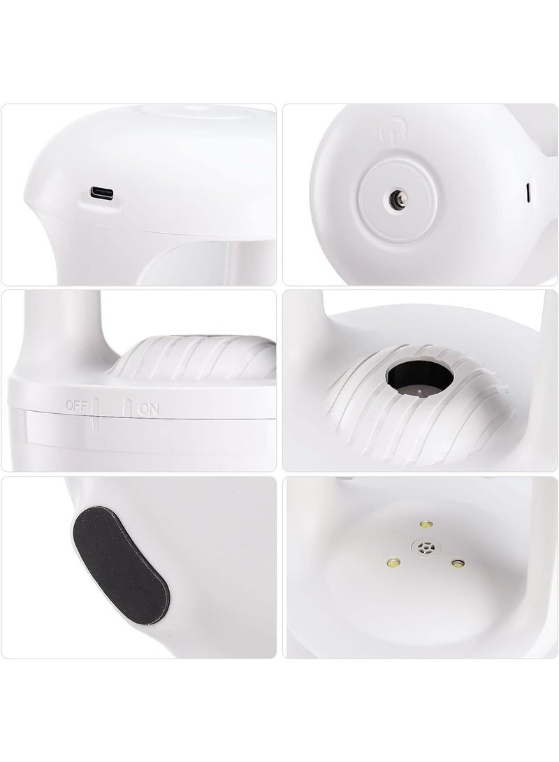 Smart Anti-Gravity Humidifier with Reverse Mist Effect, 500ml Ultrasonic Cool Mist Air Humidifier, Dual LED Lighting, Energy-Efficient Quiet Design for Bedroom, Office, Living Room and Home - Image 2