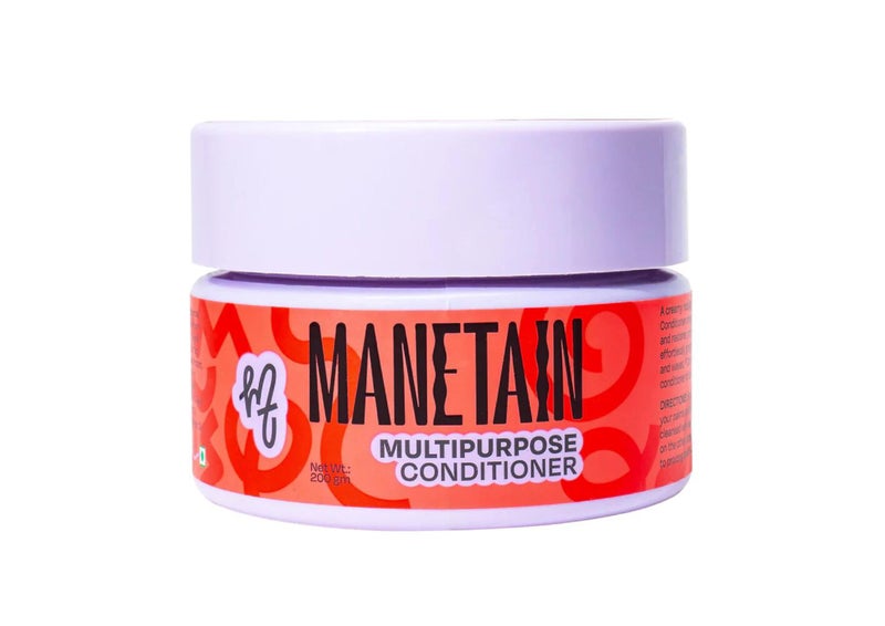 MANETAIN Multipurpose Hair Conditioner 200gm for Curly, Wavy, and Frizzy Hair | Protein/Moisture Balanced | Deep Conditioning, Hydrating, Strengthening, Detangling & Curl Enhancing | No Sulfates or Parabens - Image 1