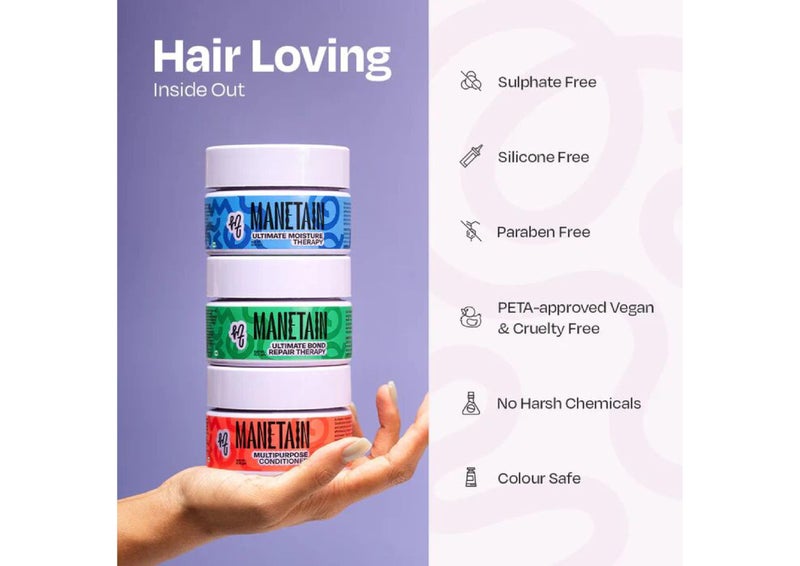 MANETAIN Multipurpose Hair Conditioner 200gm for Curly, Wavy, and Frizzy Hair | Protein/Moisture Balanced | Deep Conditioning, Hydrating, Strengthening, Detangling & Curl Enhancing | No Sulfates or Parabens - Image 5