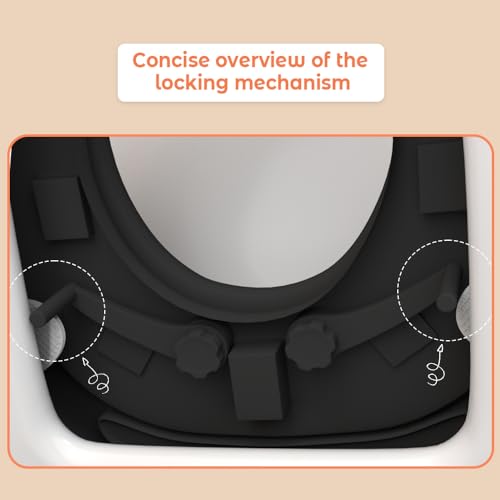 StarAndDaisy Potty Seat for Kids 1-5 Years – Child Safety Buckle Fixation Technology/Baby Potty Seat/Potty Training Seat with Comfortable Soft Cushion, Splash Proof Design, Anti Skid Legsd - Image 3
