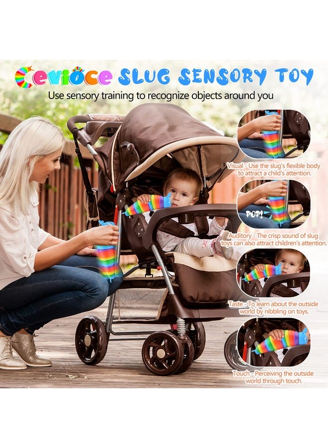 Cevioce Fidget Slug Toy Sensory Slug Fidget Toys For Kids & Adults 1Pc Autism Sensory Toys For Autistic Children Toddlers Toddler Toys 3 4 5 6 7 8+ Year Old Girl Boy Birthday Gifts - Image 4