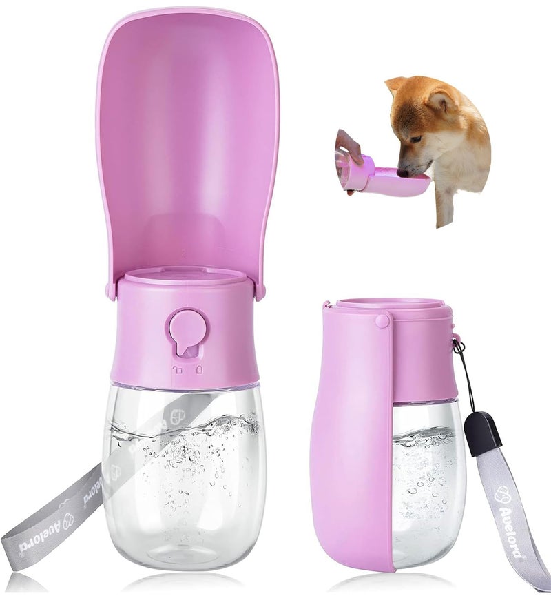 AVELORA Foldable Dog Water Bottle, Portable Water Dispenser for Cat, Rabbit, Puppy and Small Animals, The Perfect Dog Gifts and Dishwasher Safe Pet Accessories for Walking, Hiking, Travel - Image 1