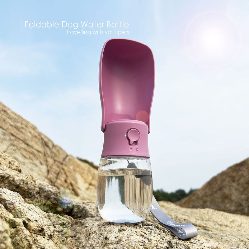 AVELORA Foldable Dog Water Bottle, Portable Water Dispenser for Cat, Rabbit, Puppy and Small Animals, The Perfect Dog Gifts and Dishwasher Safe Pet Accessories for Walking, Hiking, Travel - Image 2