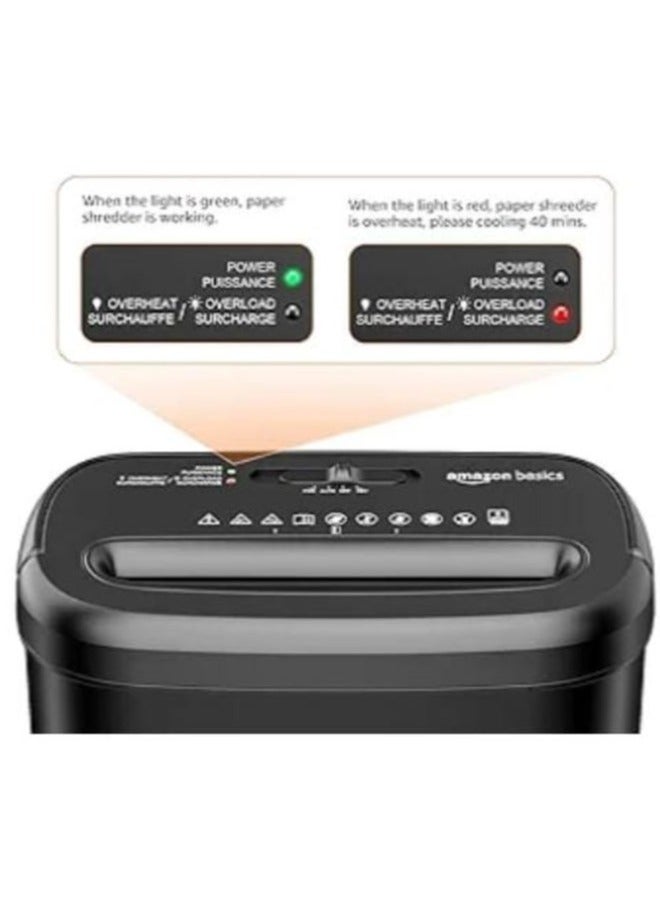 Generic 200W Paper Shredder High Power Cross Cut Shredder for Home and Office, Compact Design for Documents  - Image 3