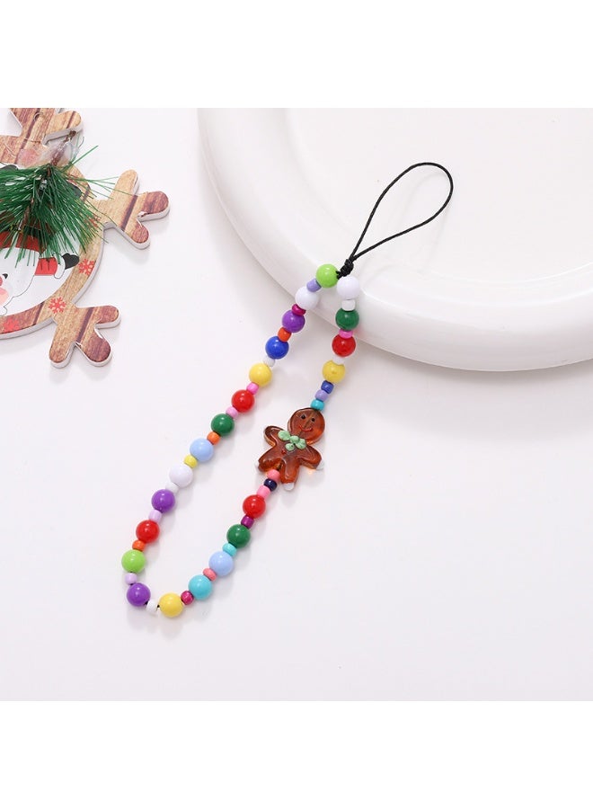 NIBEMINENT Phone Charm/ Chain Strap for Women Girls, Cute Cartoon Cell Phone Case Lanyard Wrist Strap