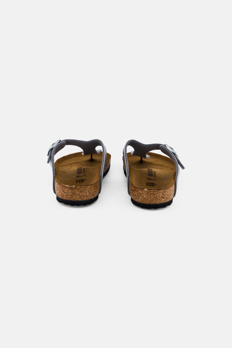 BIRKENSTOCK Kids Girl Slip On Cork Sandals, Multicolor  - Image 4