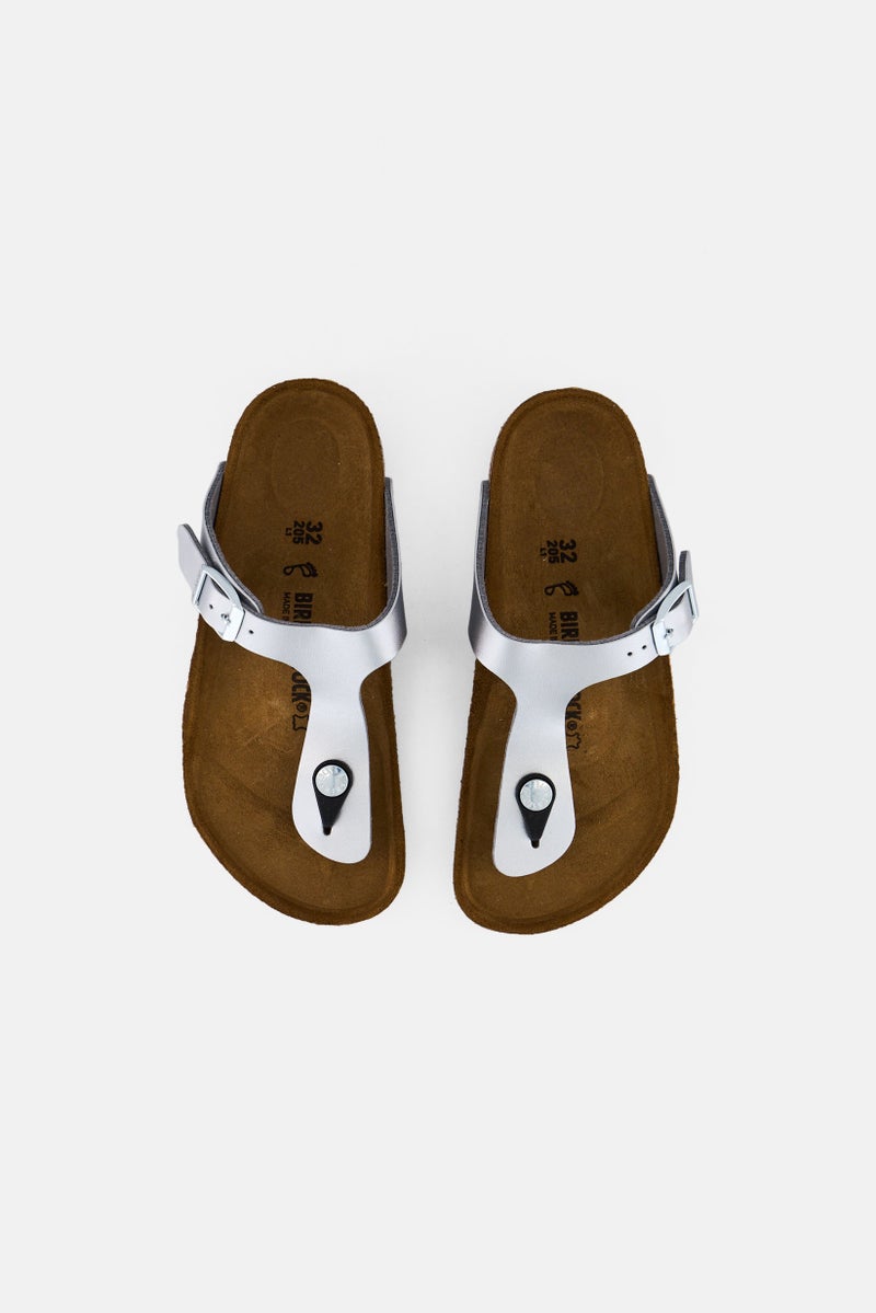 BIRKENSTOCK Kids Girl Slip On Cork Sandals, Multicolor  - Image 3