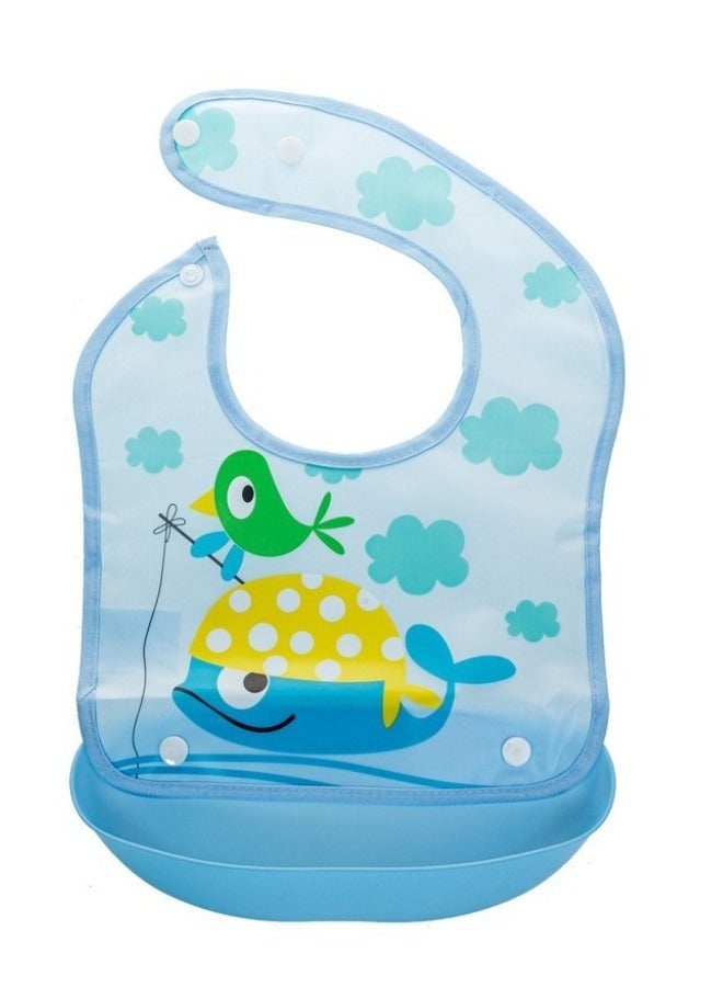 FALMER Silicone Baby Food Picks with Silicone Pocket for Catching Food, Waterproof and Washable, Suitable for Boys and Girls - Image 3