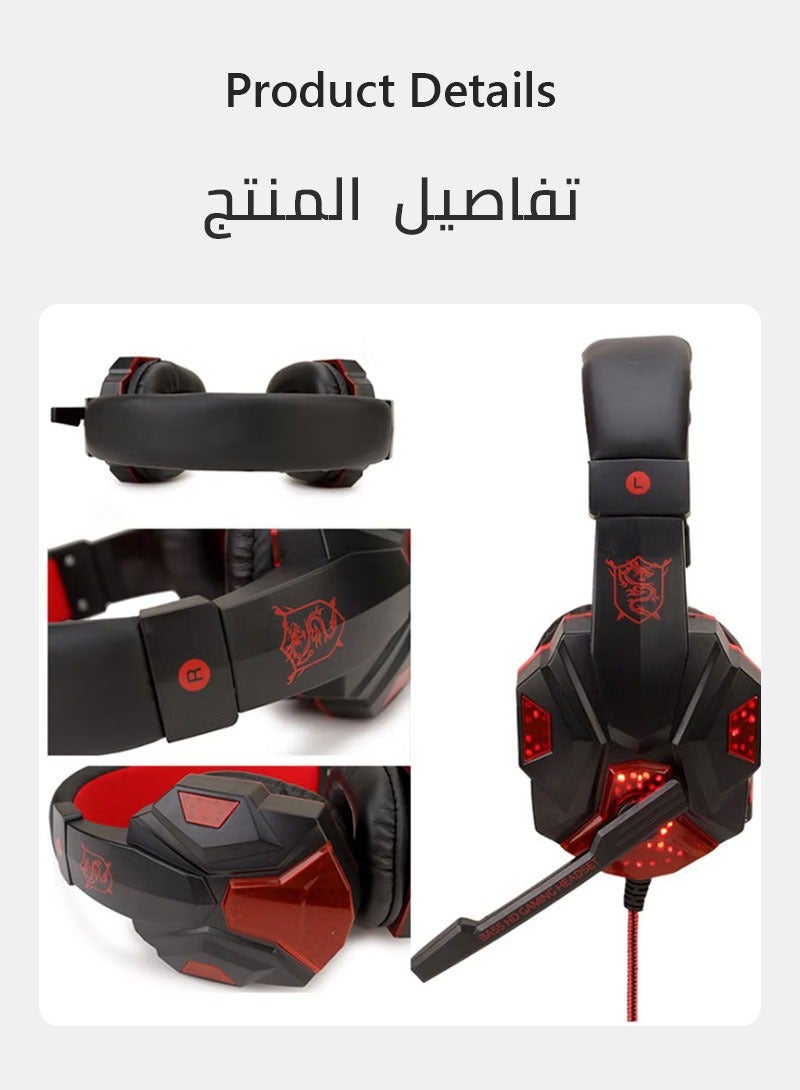 سويوتو سماعة رأس للألعاب الإلكترونية سلكية | مصممة لأجهزة الكمبيوتر المكتبية - Image 3