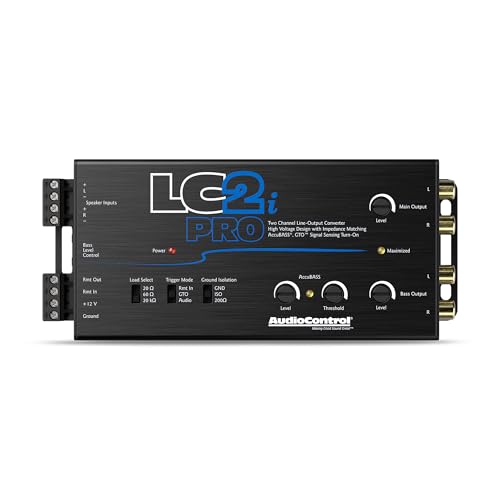 AudioControl LC2i PRO 2-Channel Line Output Converter with GTO Signal Sense & AccuBASS - Image 4