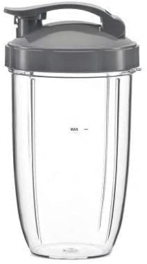 BIDIHOME Nutribullet Flip Top To Go Lid with 32oz Tall Cup Compatible with Nutribullet 600W 900W Blenders 