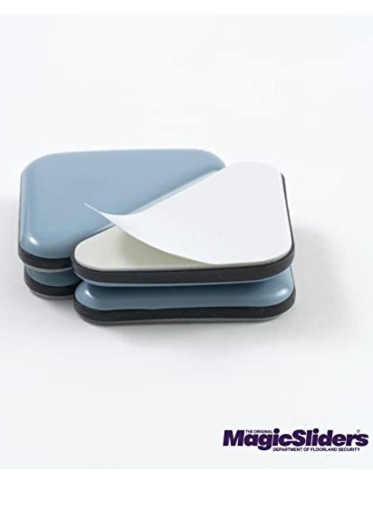 MAGIC SLIDERS 04557-Sliding Discs, Protection for your Furniture, Tiles, Vinyl Floors (4pc)(Gray) - Image 2