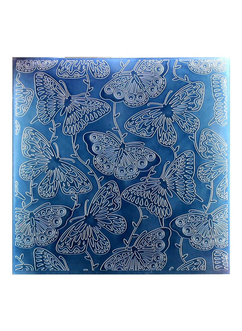 Kwan Crafts Kwan Crafts Large Size Butterfly Plastic Embossing Folders for Card Making Scrapbooking and Other Paper Crafts 198x198cm 