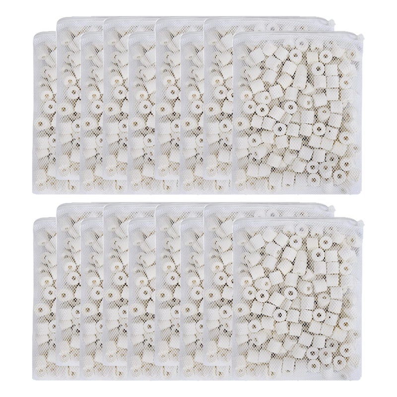 JIHAQUA Aquarium Bio Ceramic Rings 18 lbs Filter Media for Pond Fish Tank Canister Filter - Image 3
