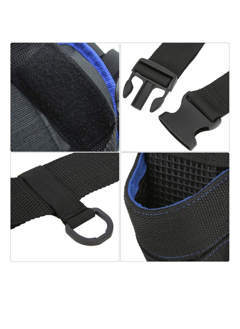Excefore Waist Fishing Rod Holder, Lightweight Fishing Fighting Waist Belt, Oxford Fabric Belt Strap, Support Waist Rod, Holder Belt, Angling Tools Accessories, Fishing Waist Belt, Black  - Image 5