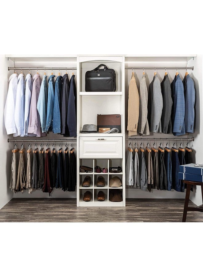 WHISKET - Premium Hangers for Wardrobe,Slim Coat Hanger - Suit Hangers with 360-Degree Rotatable Hook Wood Hangers with Shoulder Grooves -Smooth Finish Wooden Hangers (Beige) [Pack of 44] - Image 2