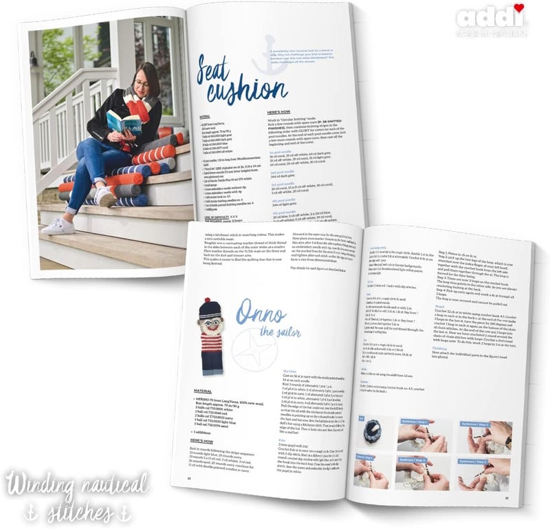 Addi Winding Nautical Stitches: New Instructions for The addiExpress Professional and addiExpress Kingsize Knitting Machines - Image 2