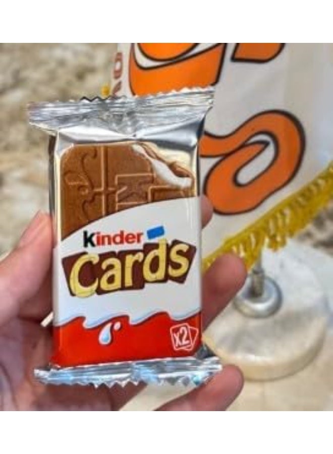 كيندر كندر كاردز – سناك شوكولاتة، 2 قطعة لكل عبوة، عبوة 2 | شوكولاتة حليب ناعمة ولذيذة | سناك مثالي للأطفال والكبار - Image 2