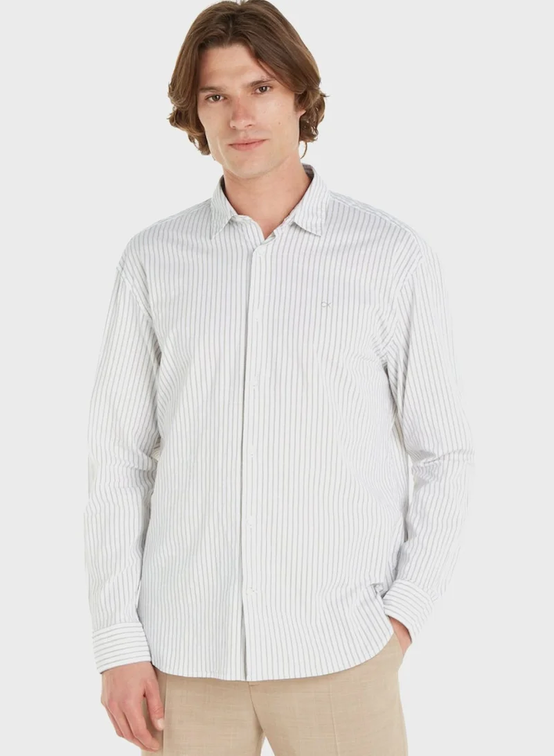 CALVIN KLEIN Striped Relaxed Fit Shirt