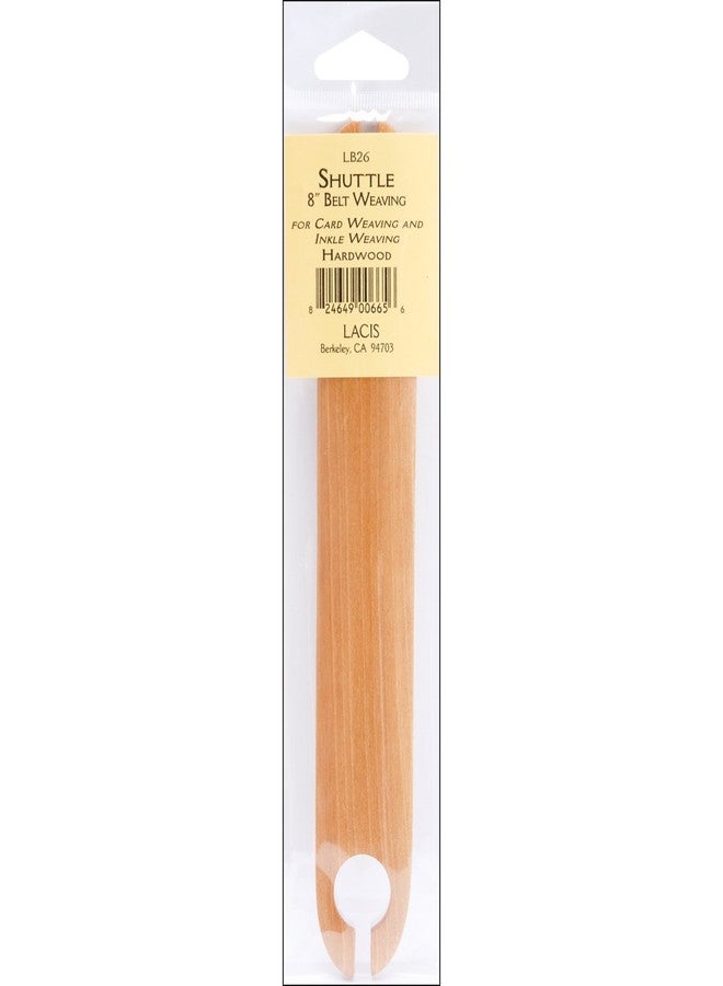 Lacis Belt Weaving Shuttle 8-inch, 0.25 x 5.08 x 22.86 cm, Multicoloured