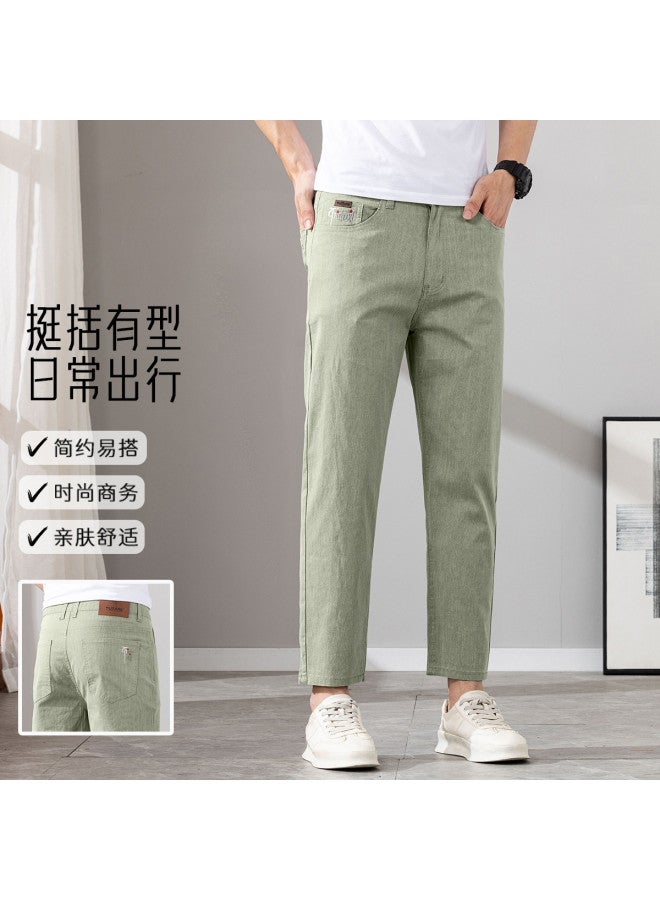 Tucano soft Men's Jeans, Business Casual Straight-leg Pants, Comfortable Men's Denim Trousers - Image 2