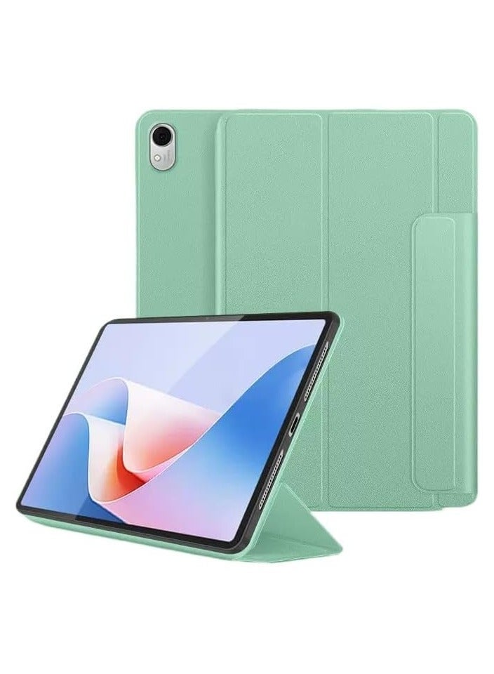 غطاء متوافق مع جهاز Huawei MatePad 11.5'' S 2024، يأتي تركيب مغناطيسي، وغطاء نحيف بثلاث طيات، وميزة الاستيقاظ/الراحة التلقائية، ويوفر حماية قوية لجهاز 11.5 S.