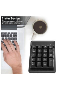 Y&D Bluetooth Numeric Keypad, Wireless 19-Keys Number pad, Portable Mini Accounting Multi-Function with 10m Transmission Distance and 10 Million Clicks, for Laptop, Notebook Tablet  - Image 2
