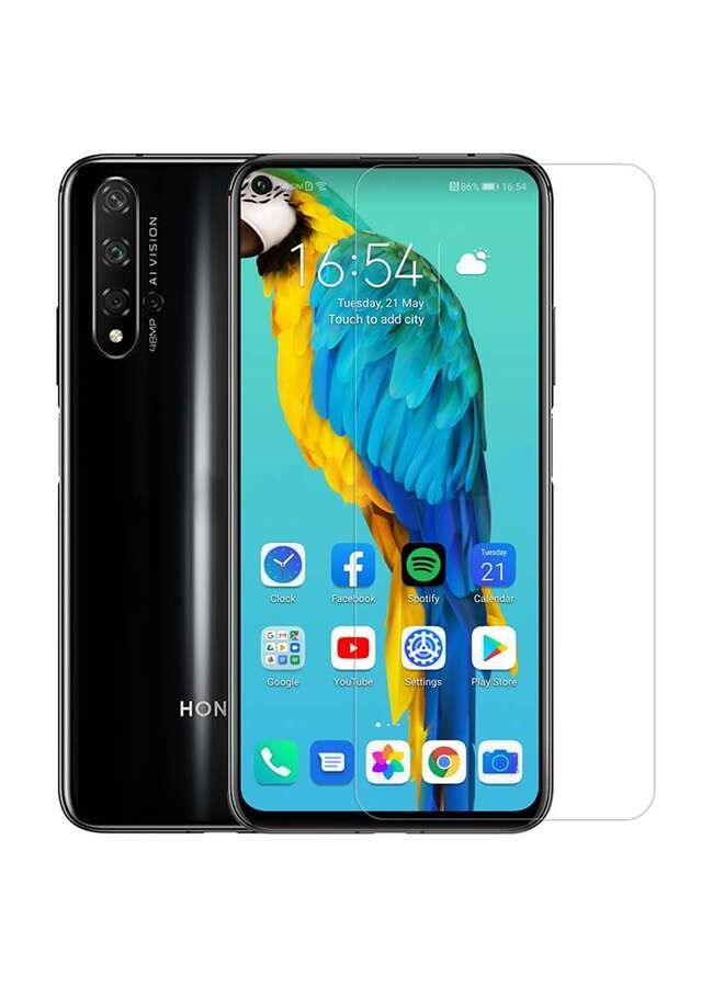 BORTONY Tempered Glass Screen Protector For Huawei Nova 5T Clear - Image 3