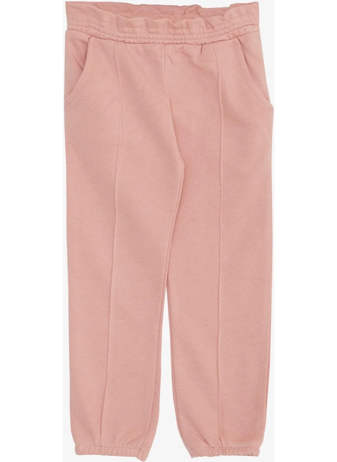 Breeze Girl's Bottom Waist Leg with Elastic Pocket, 1-4 Years, Dried Rose