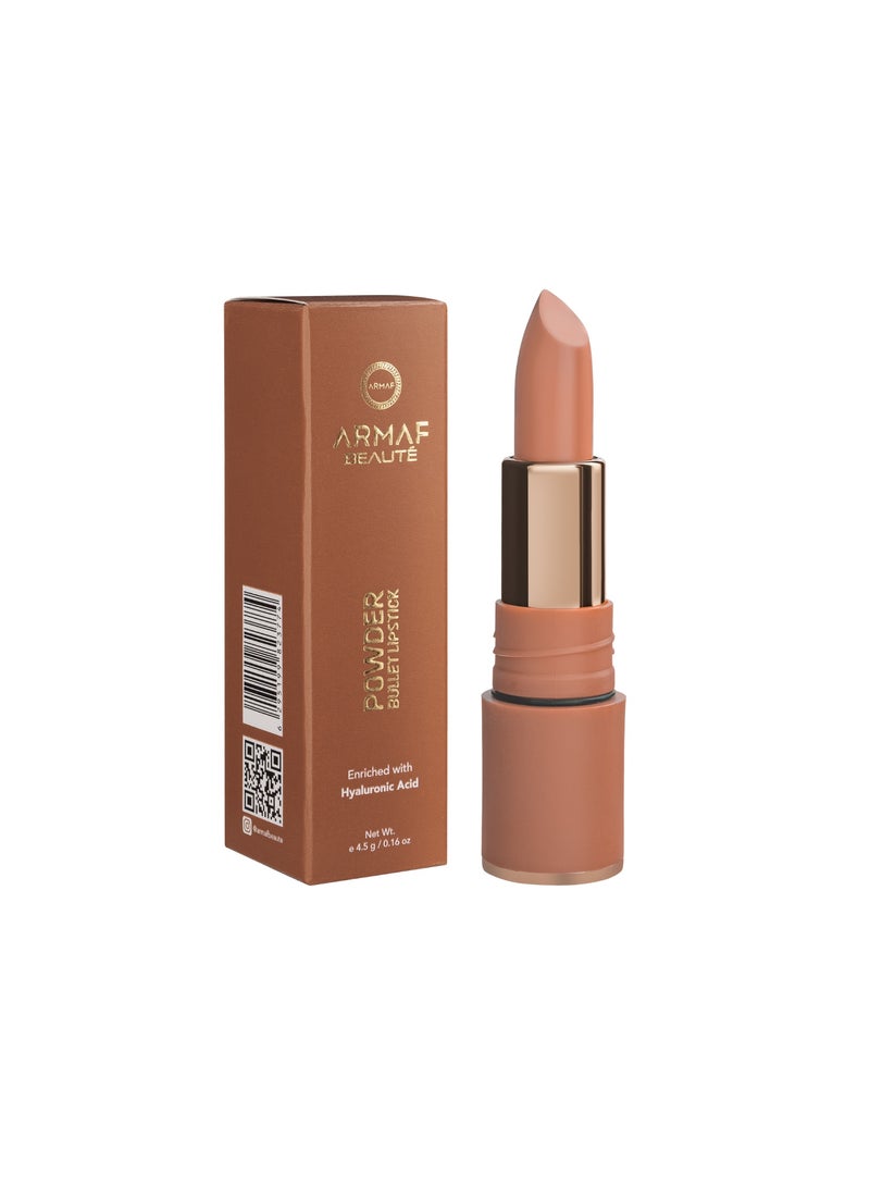Armaf Beaute Armaf Beauté Powder Bullet Lipstick Lumi, 4.5g – Smooth Powder Finish Lip Color for Everyday Makeup - Image 1